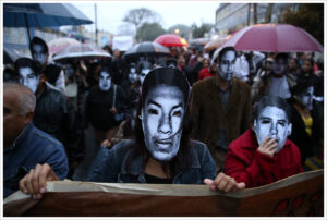 Marcha por estudiantes de Ayotzinapa. Foto: Montecruz/Flickr