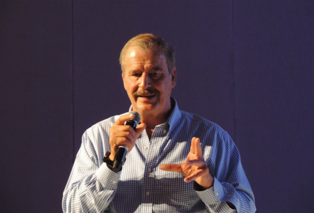El ex presidente Vicente Fox. 