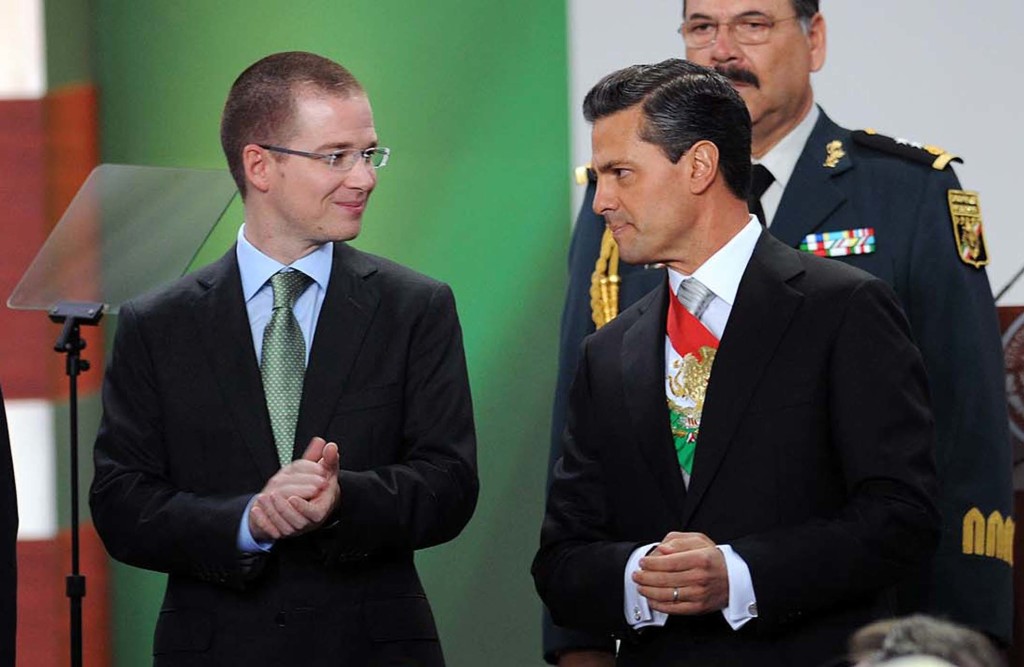 Ricardo Anaya y Enrique Peña Nieto. 