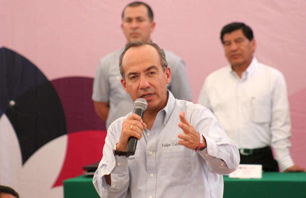 Felipe Calderón. Foto: Gobierno de la República/Flickr 