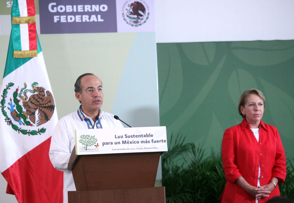 Felipe Calderón y Georgina Kessel. Foto: Gobierno de la República/Flickr